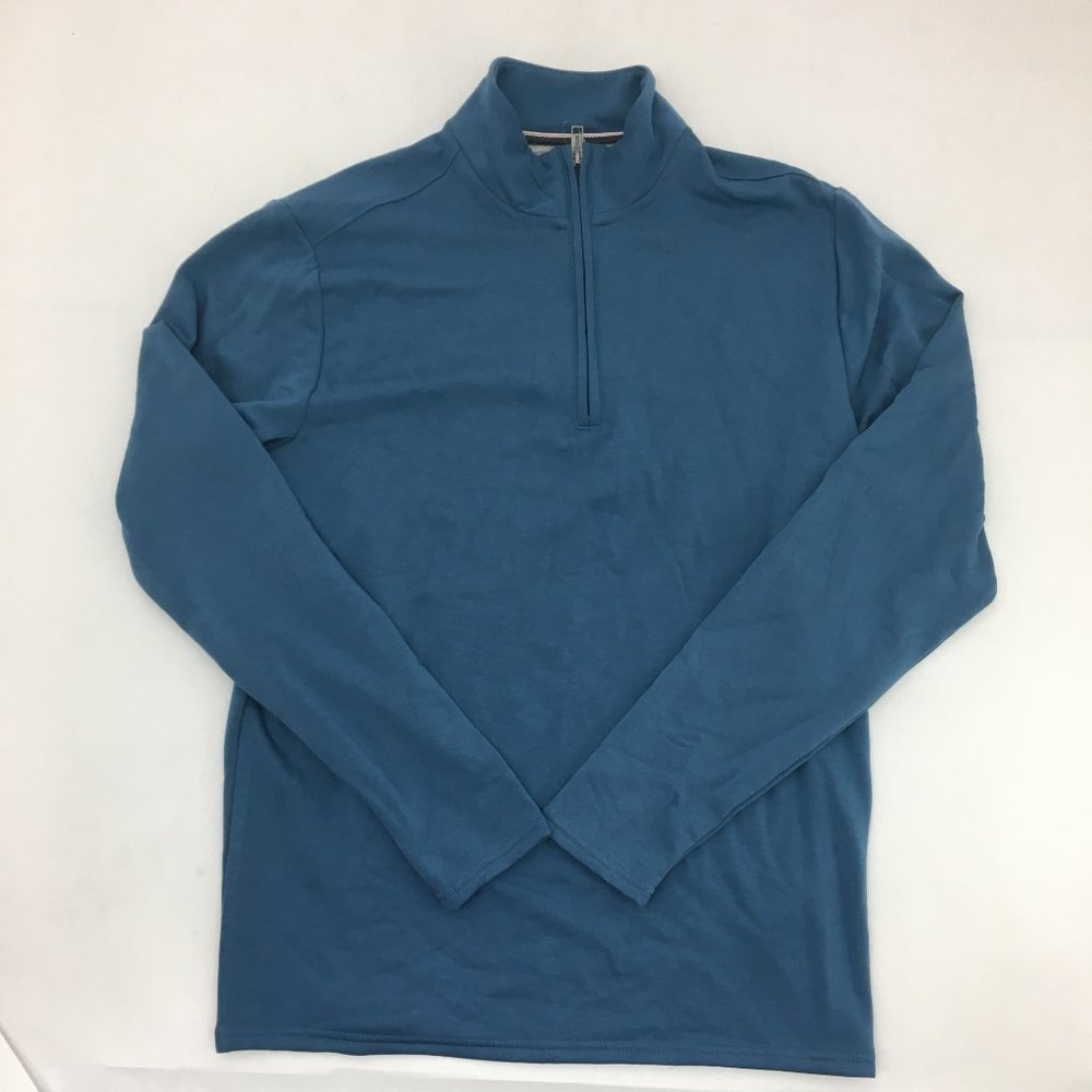 Weatherproof  | Men's Quarter Zip Sweater | Blue | Medium
